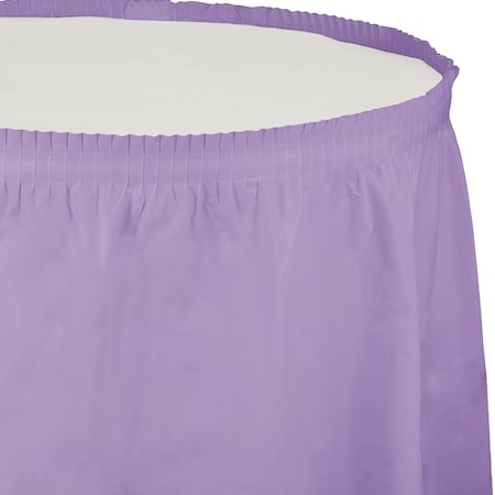 Touch Of Color Luscious Lavender Purple Plastic Tableskirt, 14', 6PK 010034